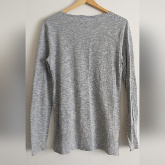 Marine Layer Gray Long Sleeve Soft Comfortable Women's Top Medium - Picture 4 of 4